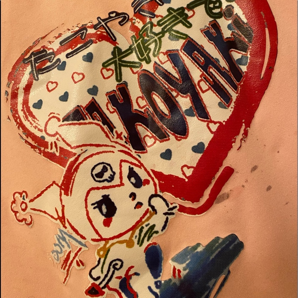 Surf Sanrio cute pink short sleeve graphic T-shirt